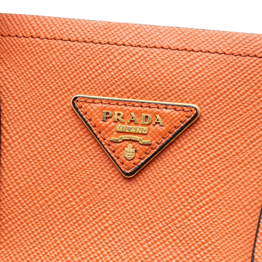 Pre-Loved Prada Medium Saffiano Cuir Double Handle Satchel - Picture 5 of 7